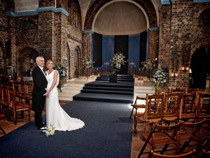 couples walked down the aisle