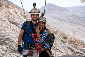 Groom Takes Flight to Propose on World’s Longest Zipline