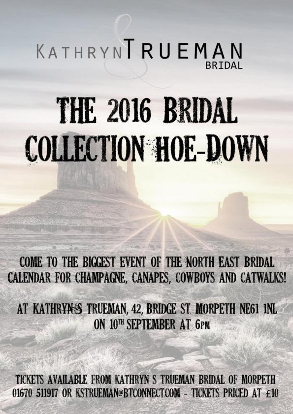 Kathryn S Trueman 2016 Bridal Collection hoe down