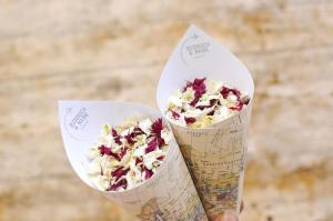 travel pattern theme personalised confetti cones