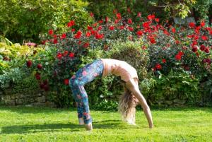 Wheel pose yoga