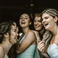 Blue bridesmaid dresses