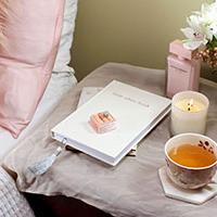 Rings on bedside table after getting engaged