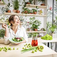 Woman making her Hair and Beauty Resolutions for 2019