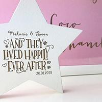 Personalised wedding keepsake