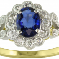 splurge on a sapphire ring