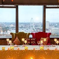 Blank canvas venue with a view of london