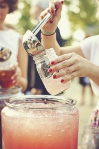 wedding drinks punch bowl