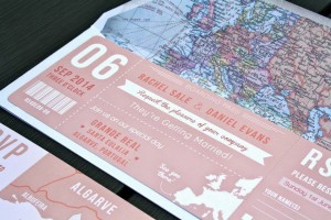 Travel Wedding Stationery Boarding Pass